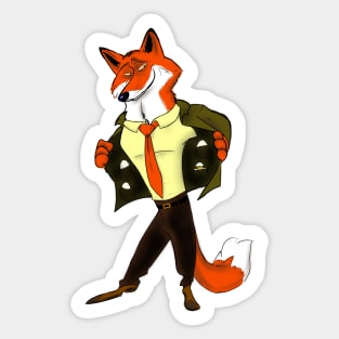 Foxy Guy Sticker